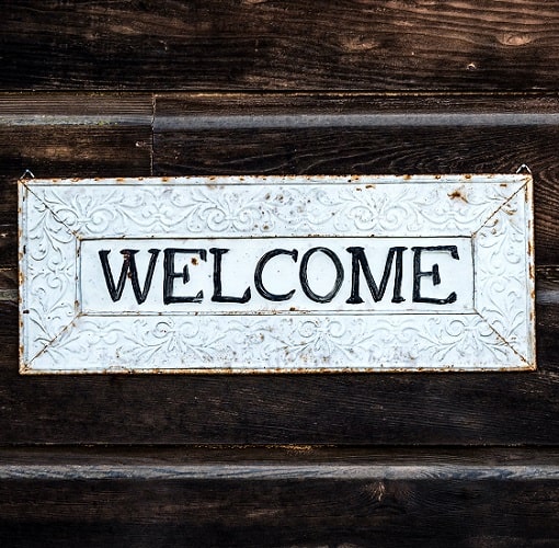 Il design perfetto per una welcome page accattivante